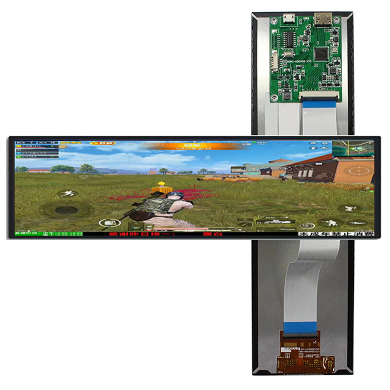 8.8inch IPS 1920*480 LCD screen HSD088IPW1 HDMI MIPI USB board Monitor Gaming PC