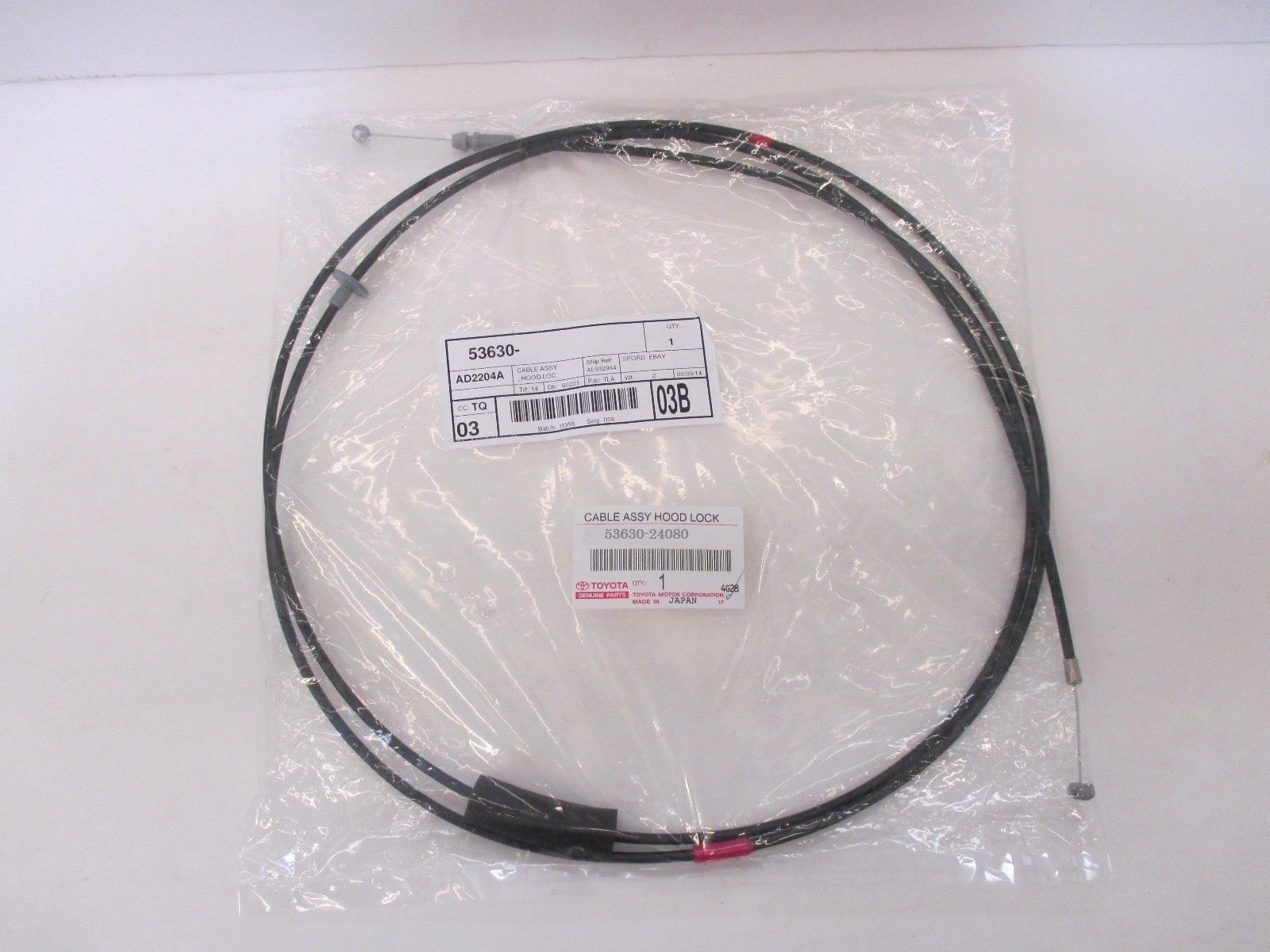 LEXUS OEM FACTORY HOOD RELEASE CABLE 2002-2010 SC430