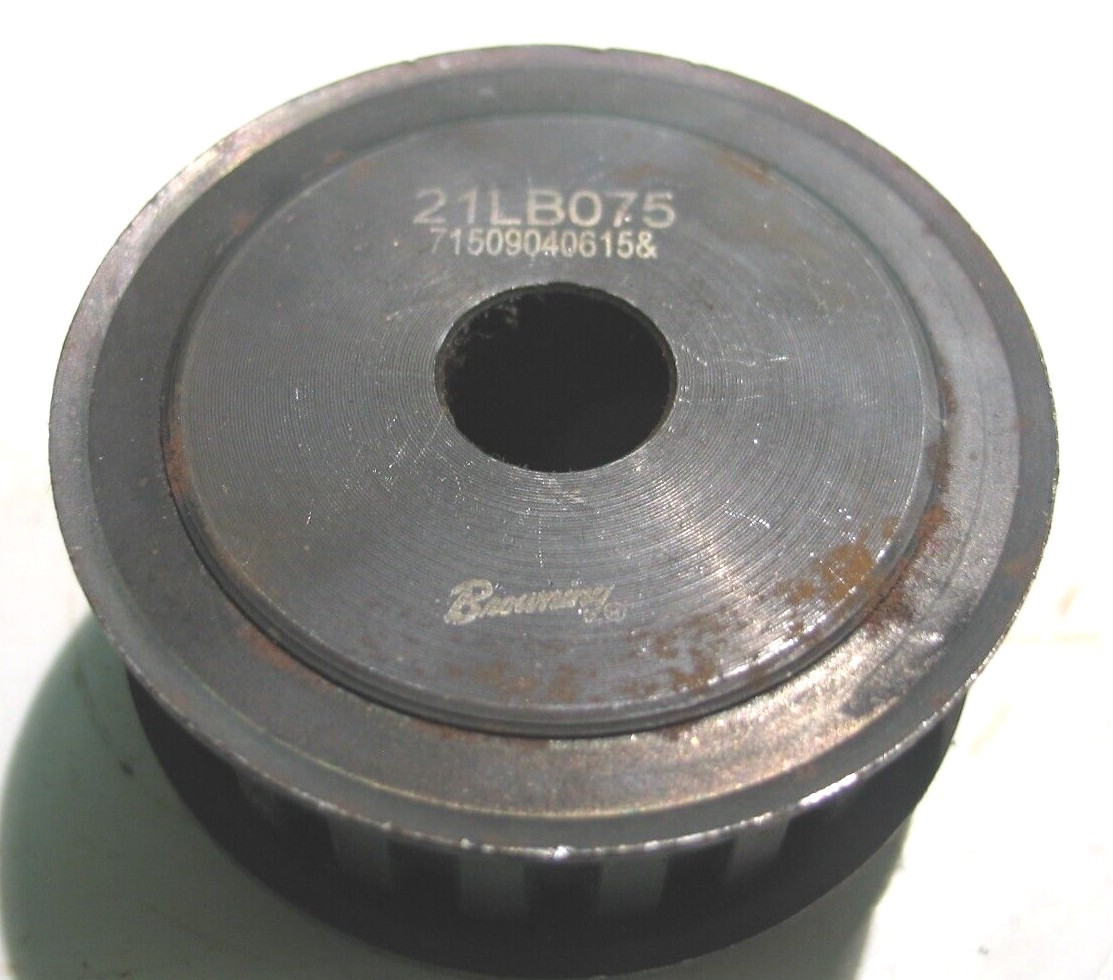 NEW BROWNING 21LB075 TIMING PULLEY 3/8"P 21T 3/4"W 5/8" ROUGH SIZED BORE P8859