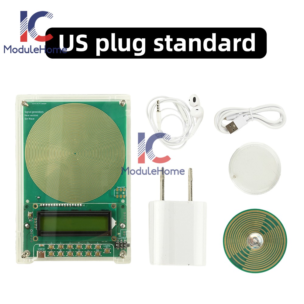 DC5V Schumann Wave Generator 0.1-299999kHz Adjustable Frequency Signal Generator