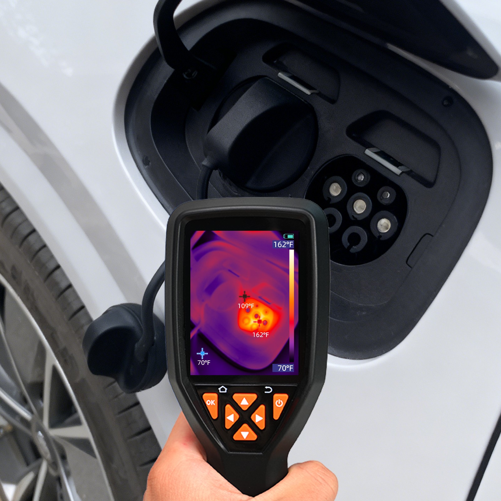 ANXTECH Mini Handheld Infrared Thermal Imaging Camera Temperature Thermal Imager