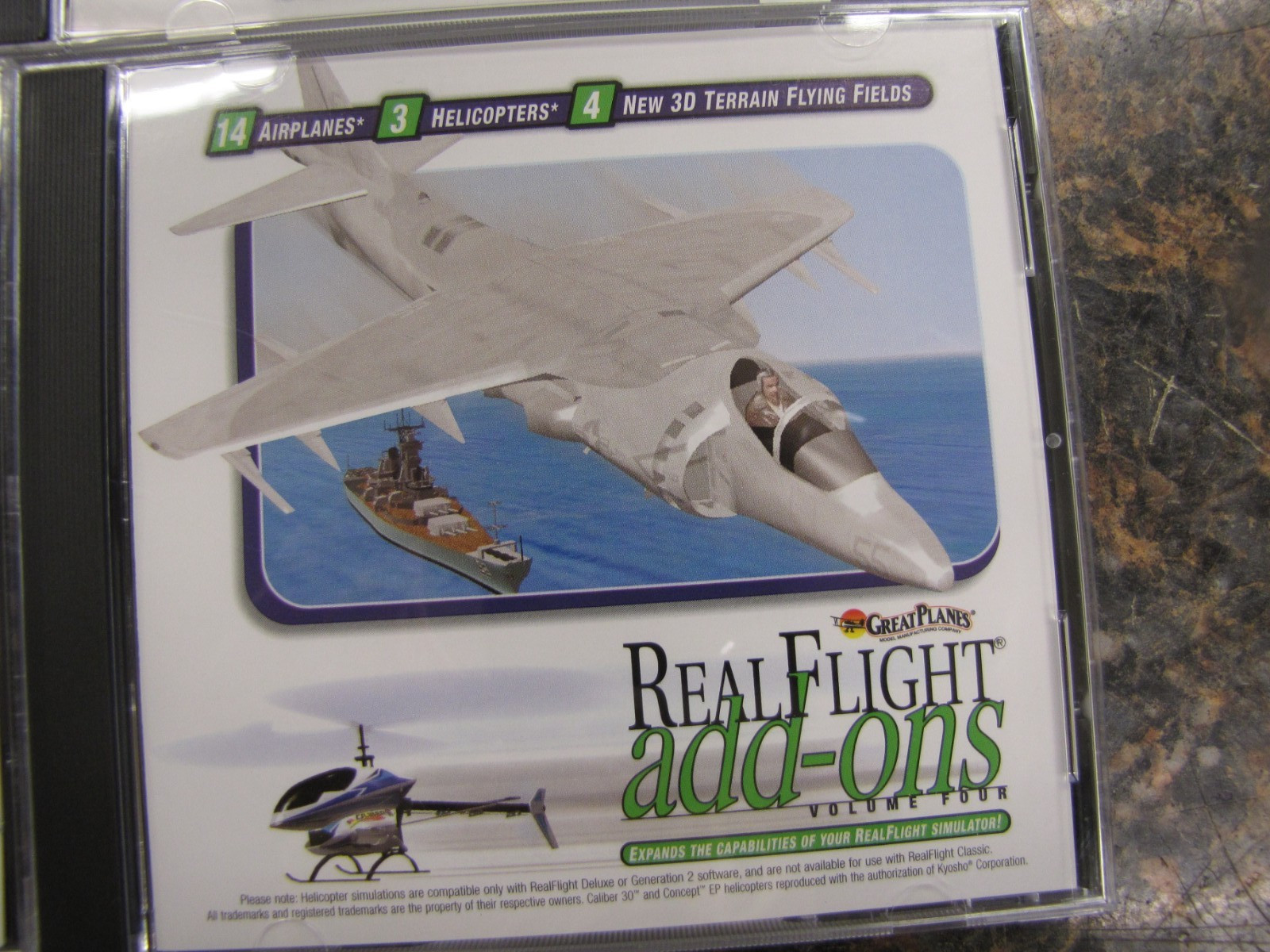 Lot (9) Great Planes RealFlight R/C Simulator & Add-Ons Software CD -HW1