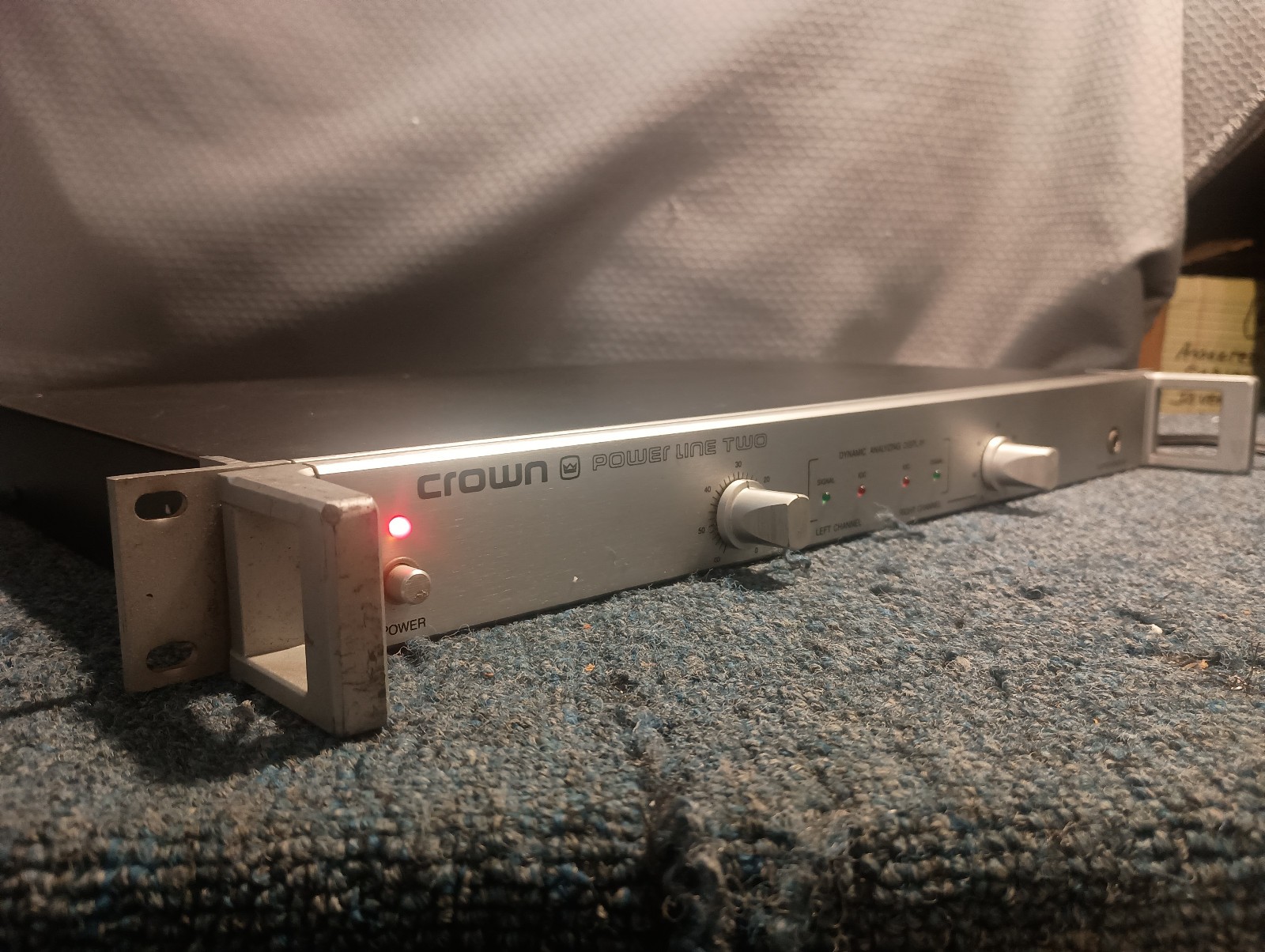 Crown Power Line two PL-2 Rackmount Stereo/Mono Power Amplifier (Pro Serviced)