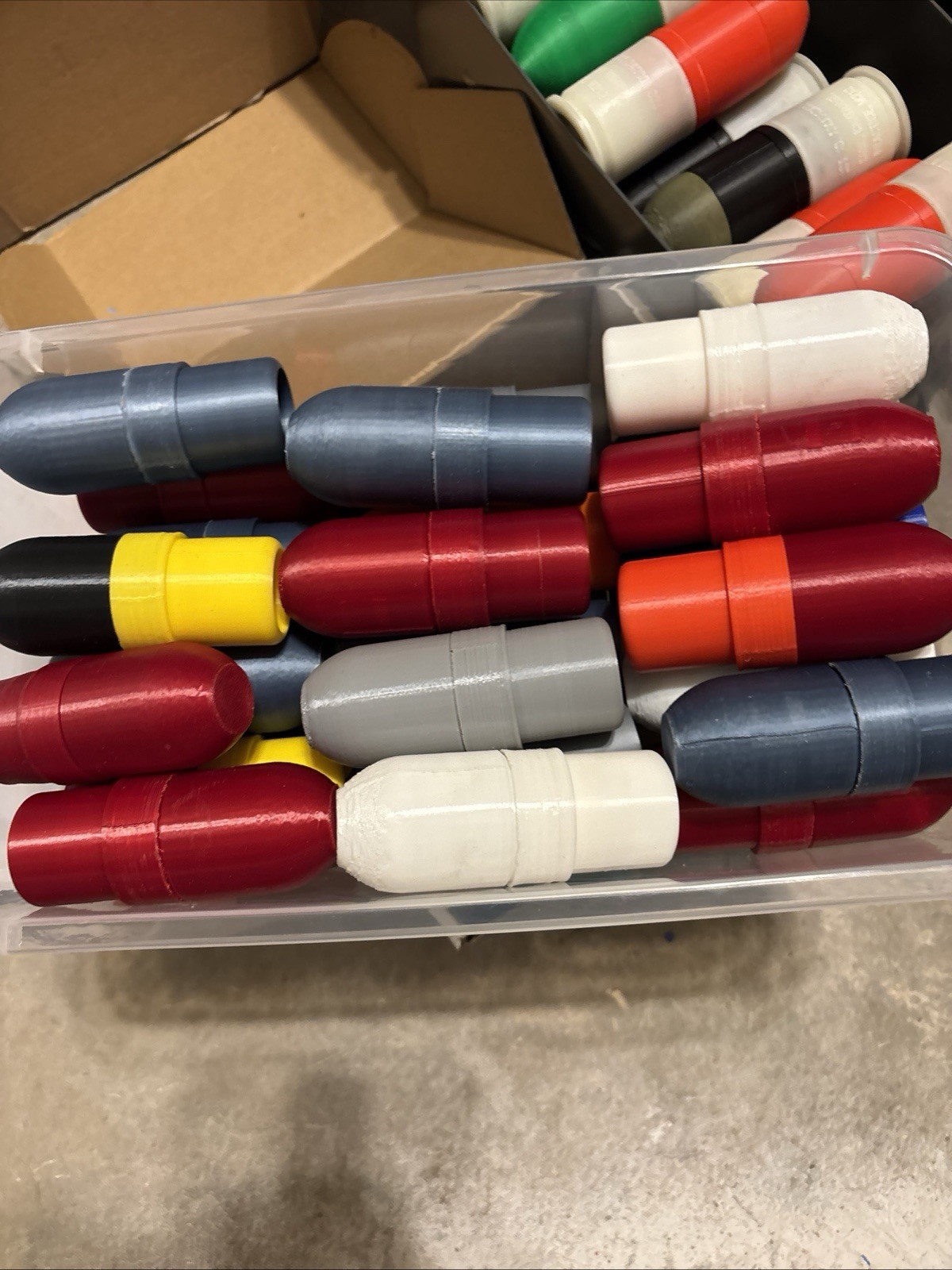 37mm Chalk CNC Aluminum Refills (pushers And Cones Only)