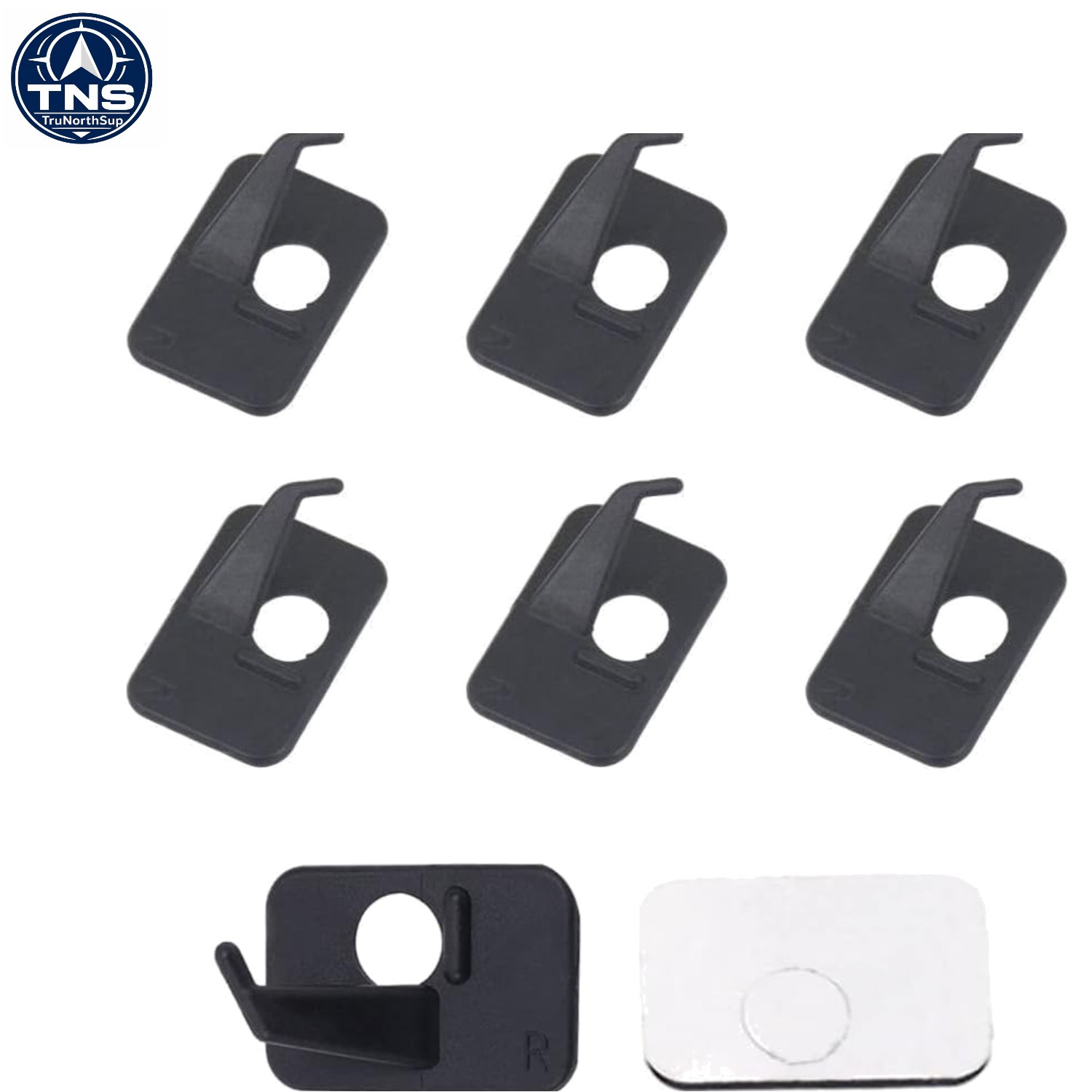 6pcs Black Plastic Arrow Rest for Recurve Bow Left Right Hand Archery Shooting