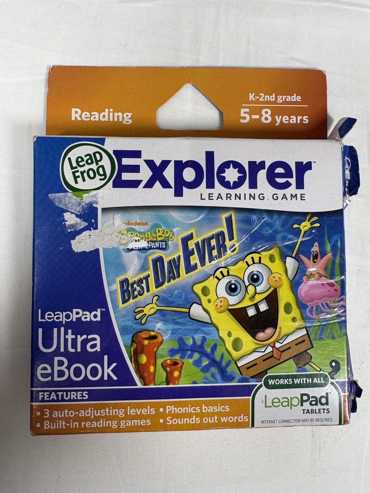 LeapFrog -SpongeBob SquarePants Best Day Ever LeapPad Ultra eBook Sponge Bob