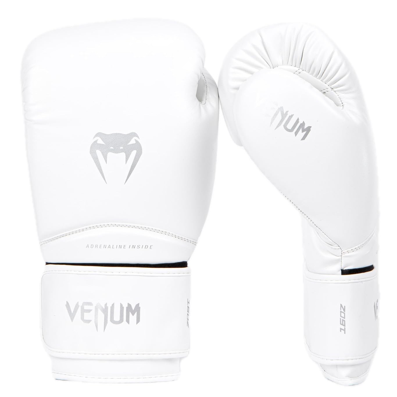Venum Contender 1.5 Boxing Gloves White/Silver 16-Ounce