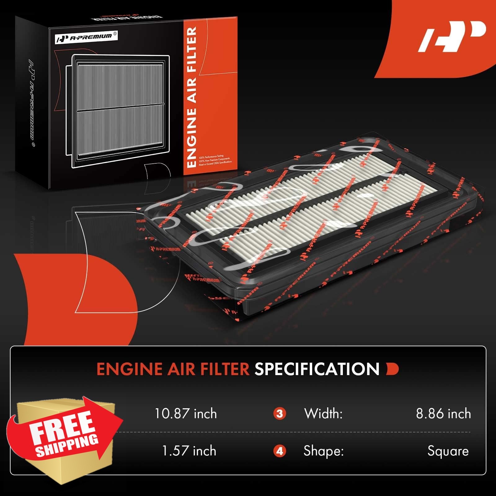 A-Premium Hyundai Sonata Air Filter