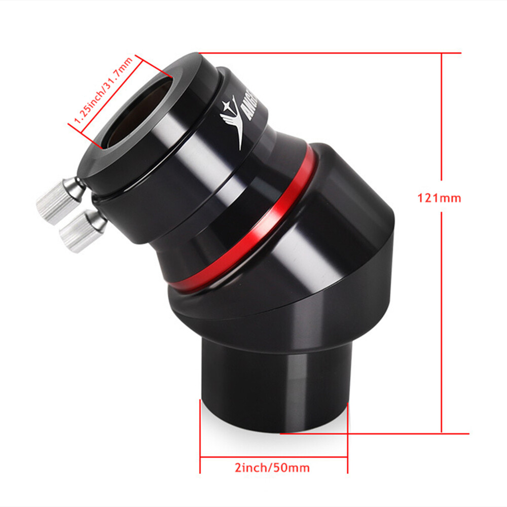 Full Metal 2'' 45° Correct Image Prism Diagonal Fully Multi-Coated for Telescope