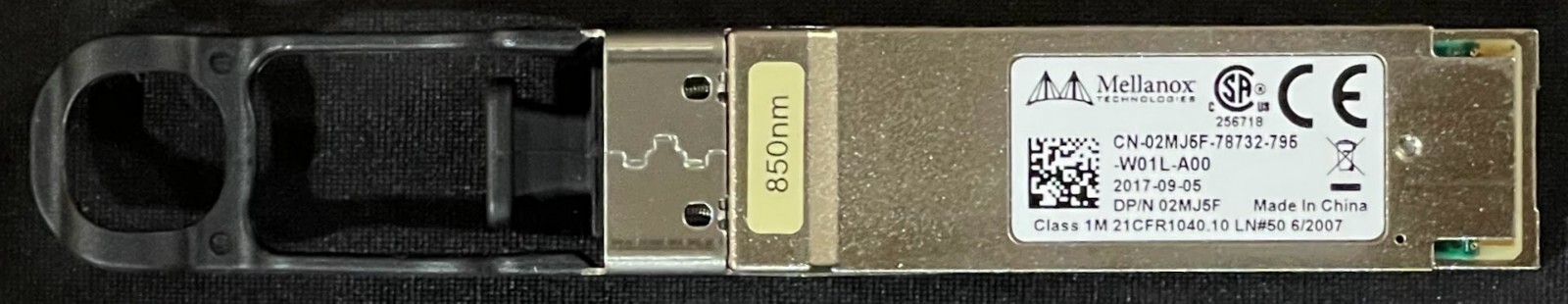 Dell Mellanox 40Gbps Ethernet QSFP+ 850nm Transceiver Module / 2MJ5F