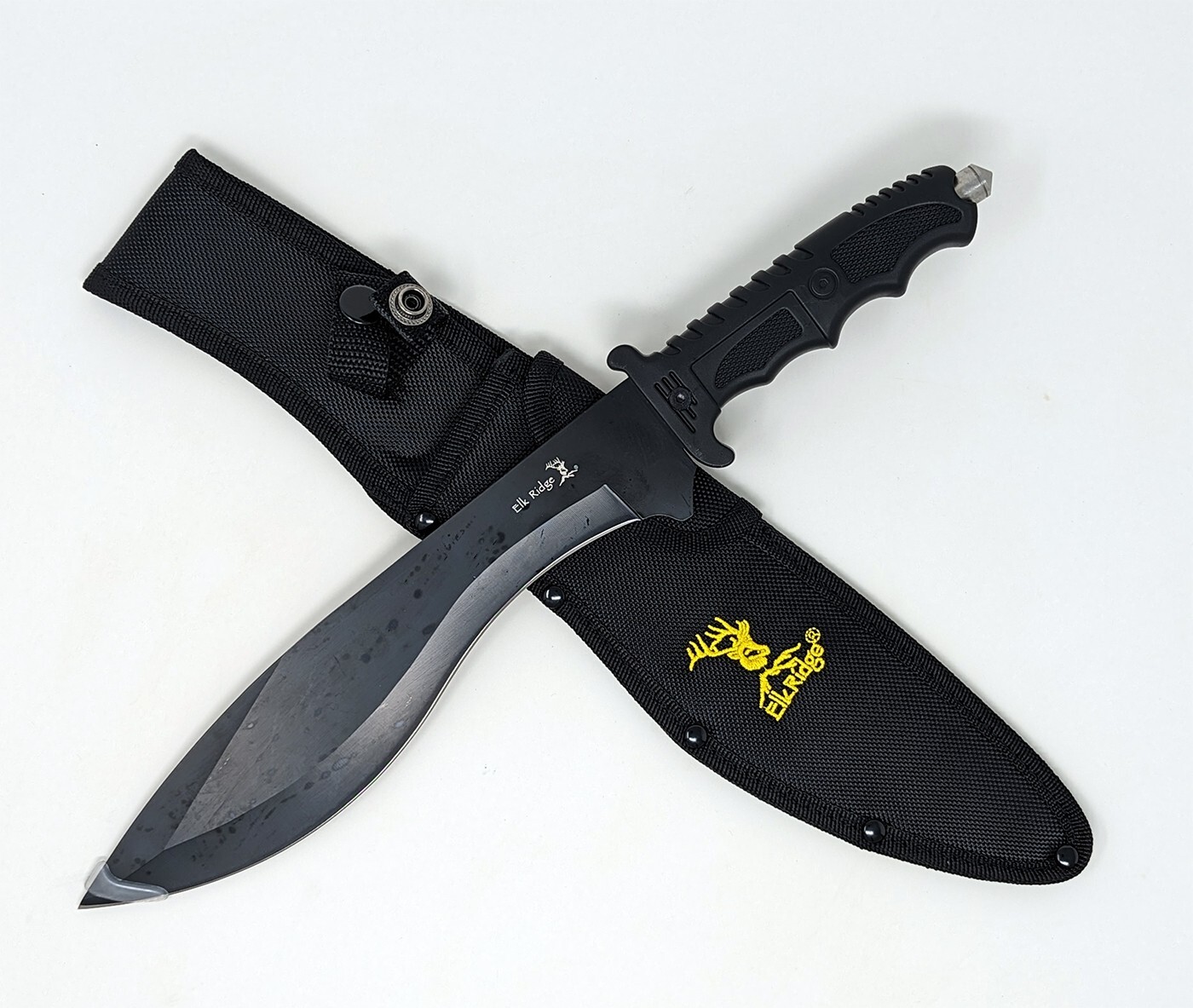 Elk Ridge 15" Combat Knife Bolo Style With Glass Breaker ER-510
