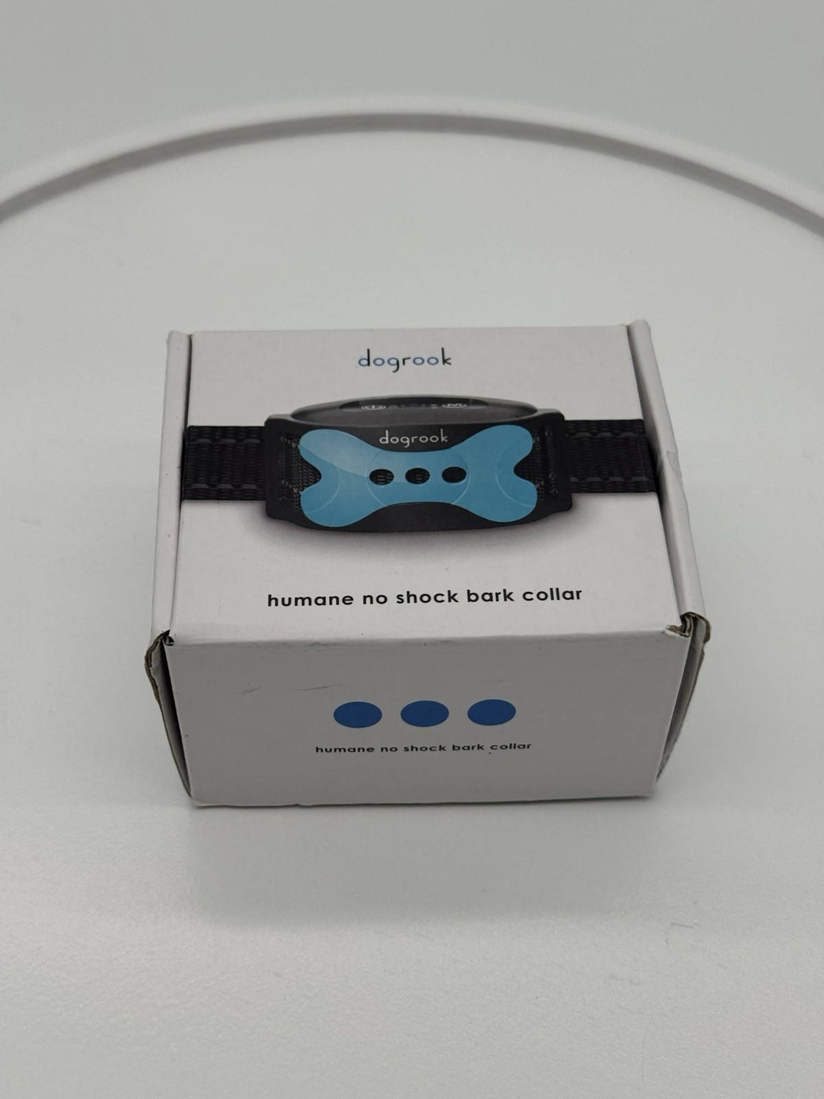 DogRook  Dog Bark Training Collar size 10-110lbs Blue & Orange W/charger