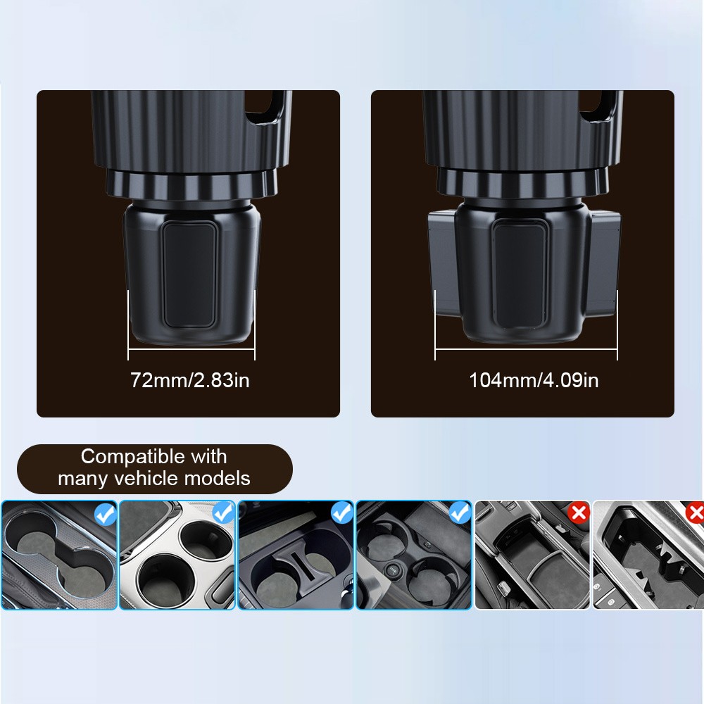 Universal 360° Adjustable Car Mount Cup Stand Cradle Holder For Cell Phone