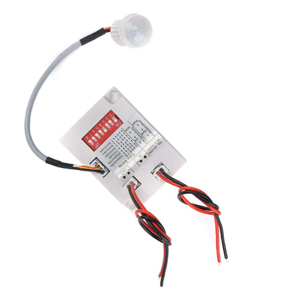 PIR Infrared Motion Sensor Switch Body Induction Detection DC8V-30V AC85V-265V