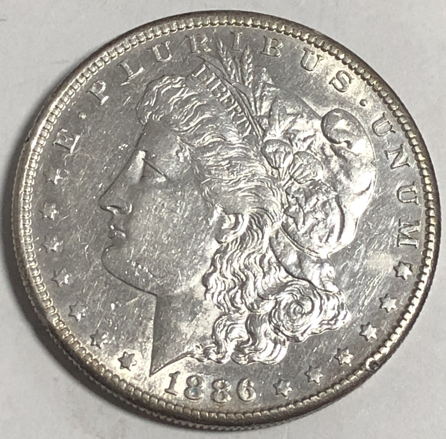 1886 S MORGAN "AU+ GRADE" - LOW MINTAGE 657K/NICE HIGH POINTS/LUSTER/APPEAL 💥✅