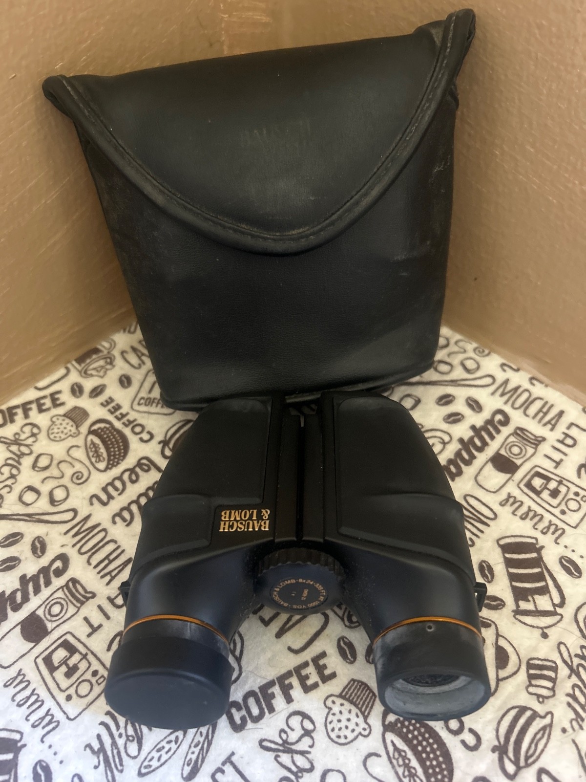 Vintage Bausch and Lomb 8 x 24 Binoculars 335 FT at 1000 YDS  With Case