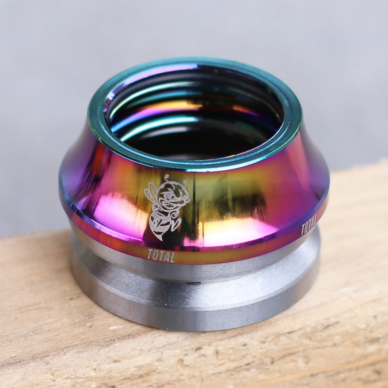 TOTAL BMX KILLABEE INTEGRATED BICYCLE HEADSET RAINBOW OIL SLICK CULT ODYSSEY