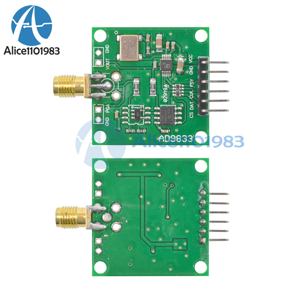 AD9833 DDS Signal Generator Module 0-12.5MHz Square Triangle Sine Wave