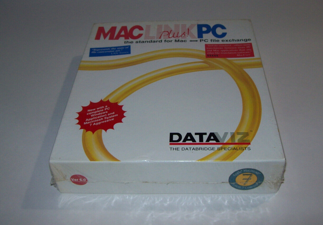 Mac Link Plus PC Version 6: Mac and PC File Exchange Software, NEW OLD STOCK