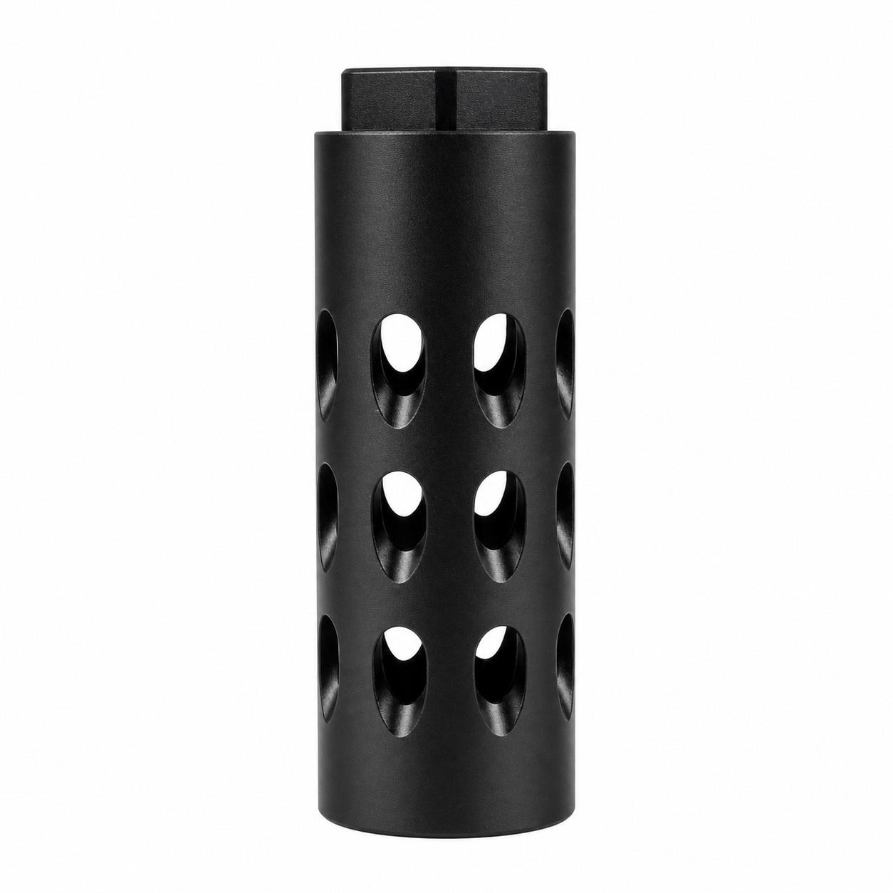 Aluminum Muzzle Brake Compensator 5/8x24 Thread for .308 300BLK 7.62 300WIN