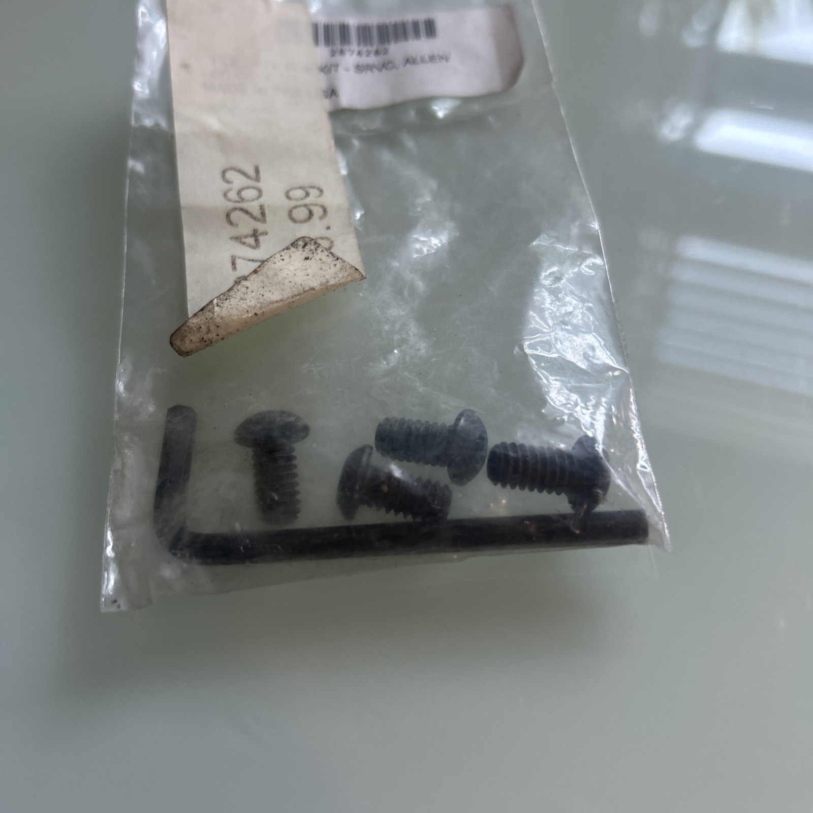 Polaris OEM NOS Windshield Replacement Allen Screw Kit Part #2874262