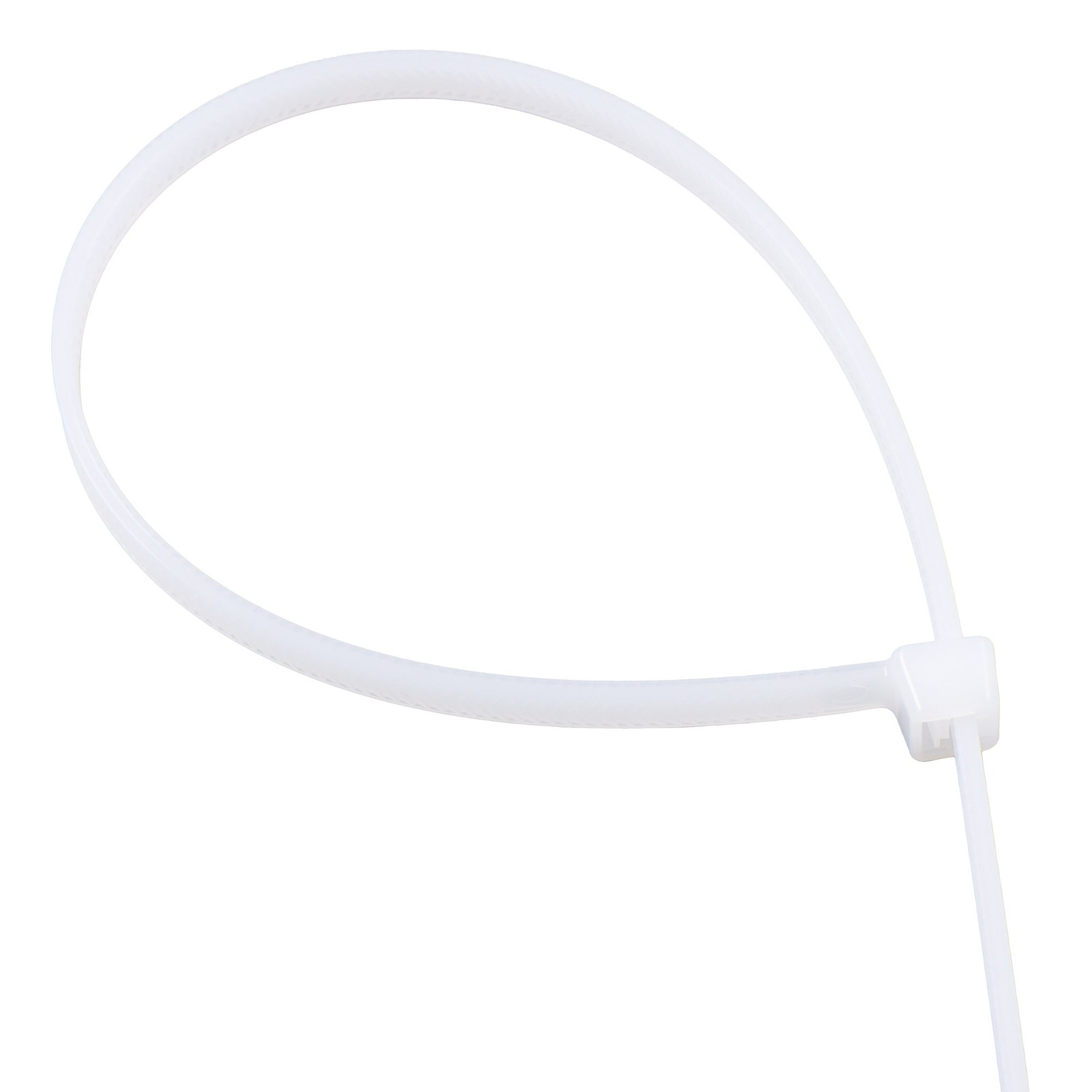 Black 1000-Pack & White 100-Pack, 12" 50 lbs Self-locking Nylon Cable Ties