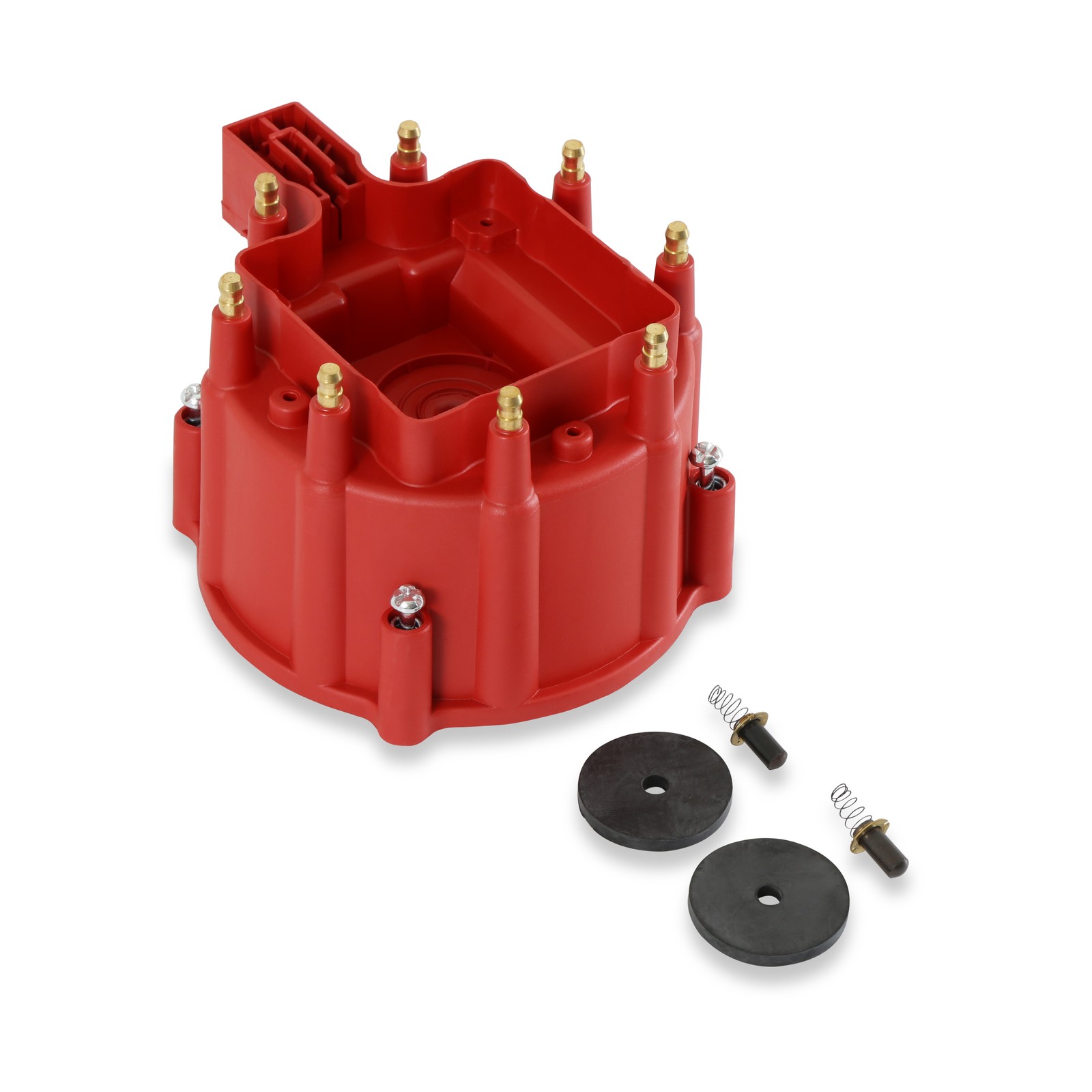 8411 GM HEI Distributor Cap, Red