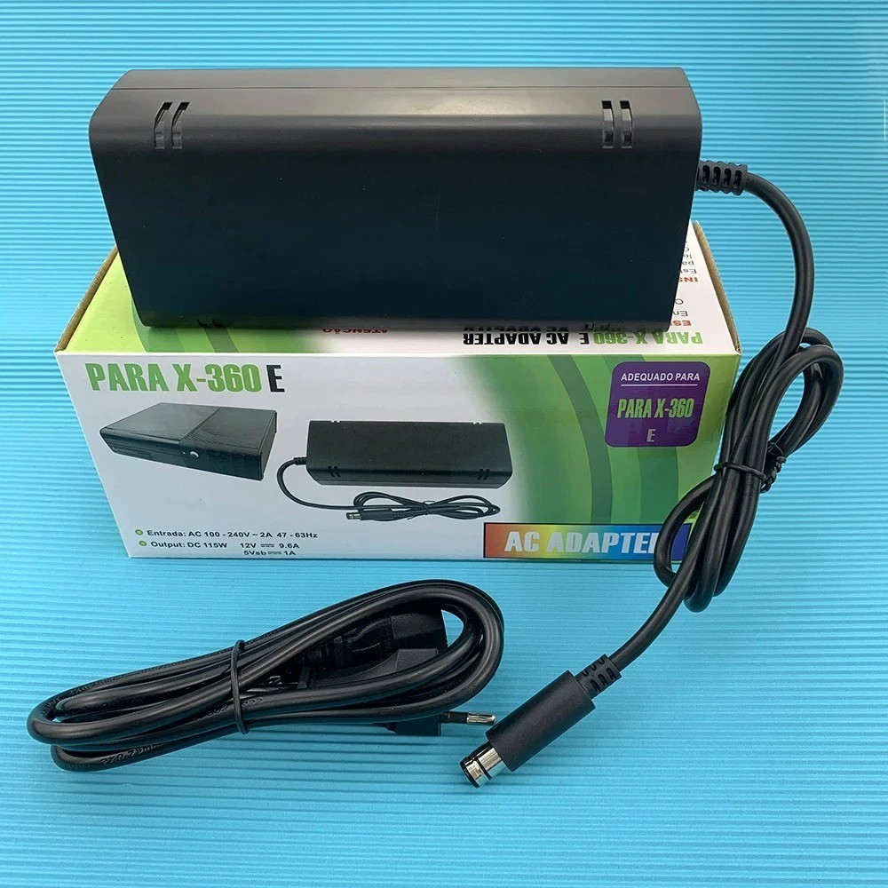 AC Power Adapter Charger for Xbox 360 E Console with Cable