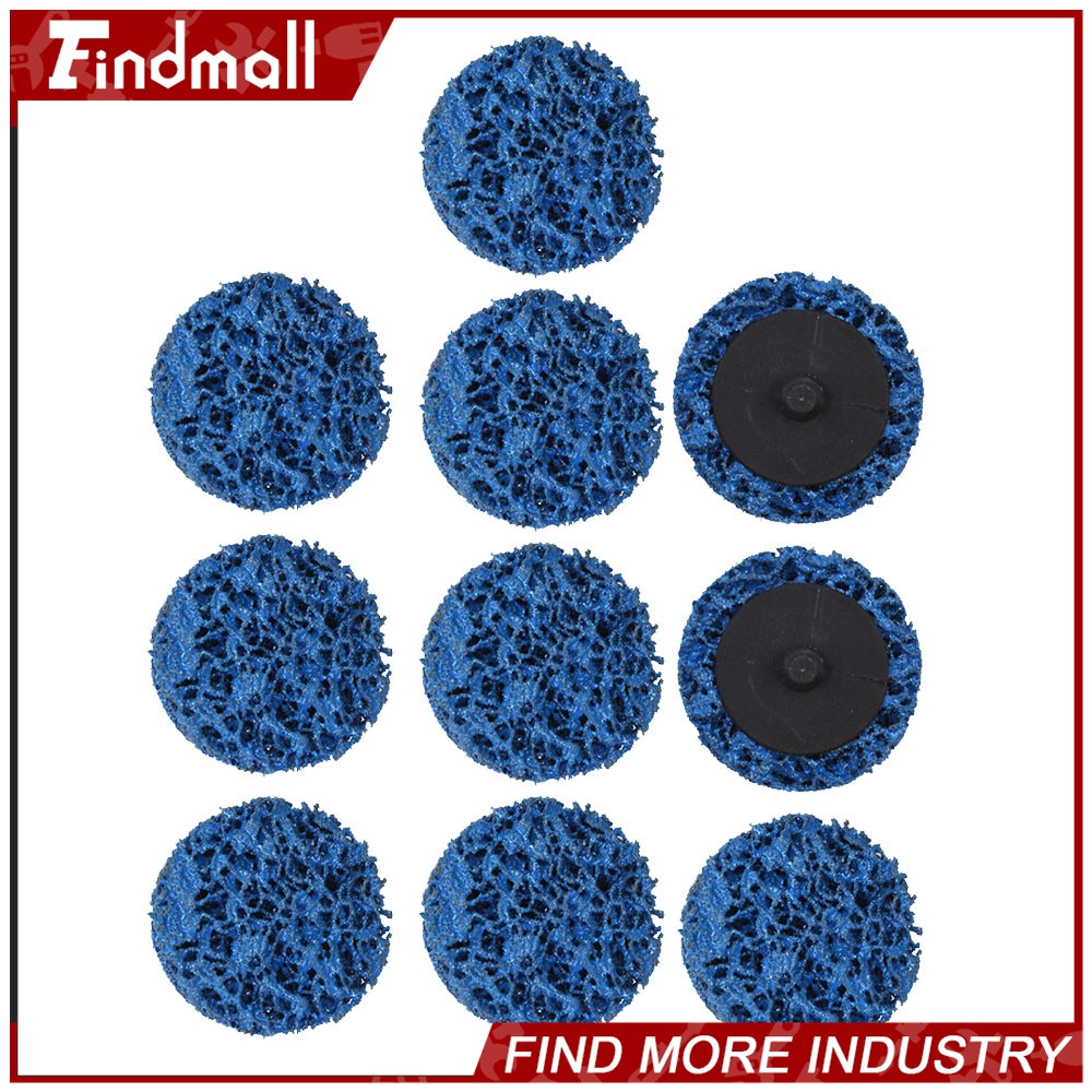 Findmall 10 Pack 2" Blue Quick Change Easy Strip & Clean Discs New
