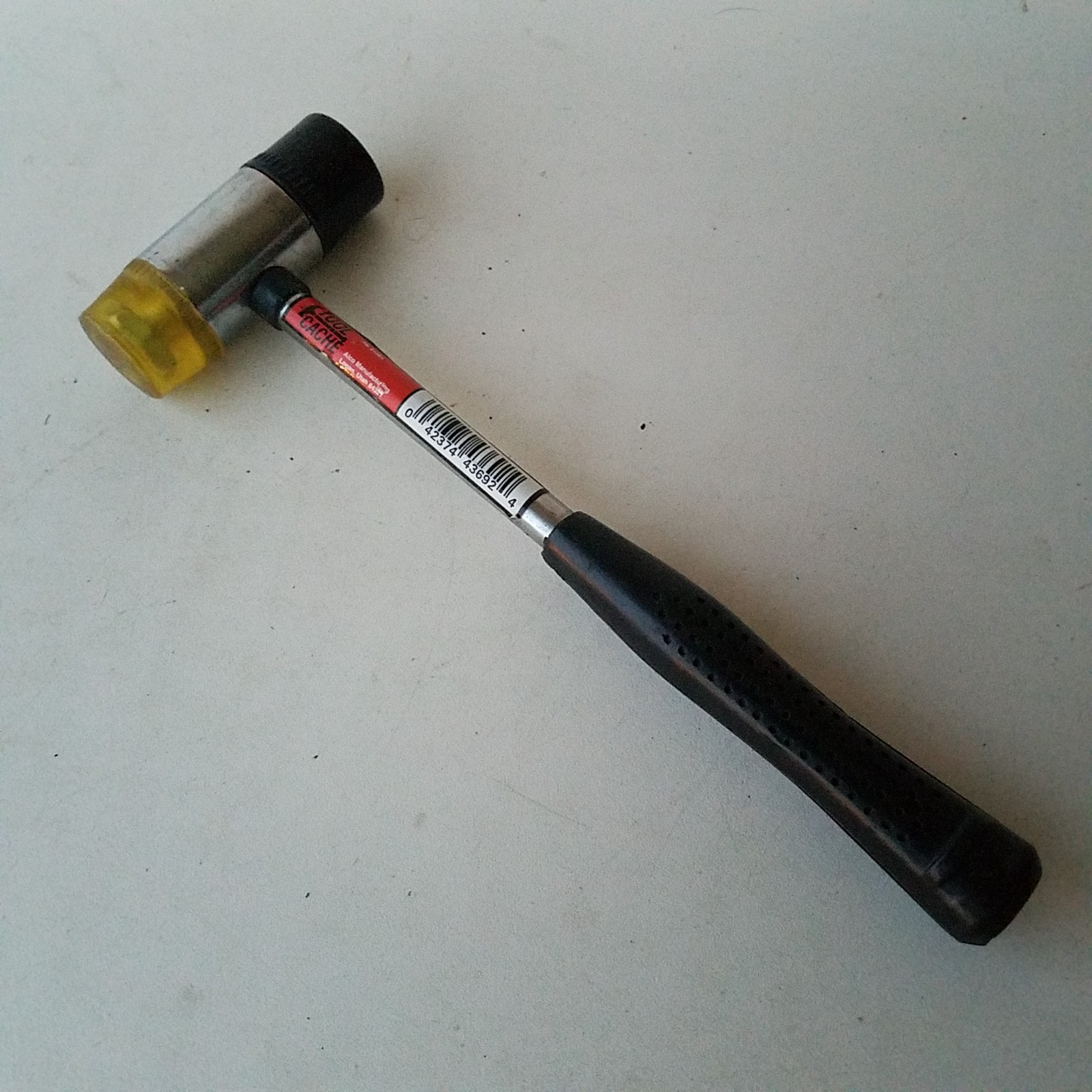 Soft Face Mallet Hammer Tool Cache PN 51361 Black Handle 12-Inch Long