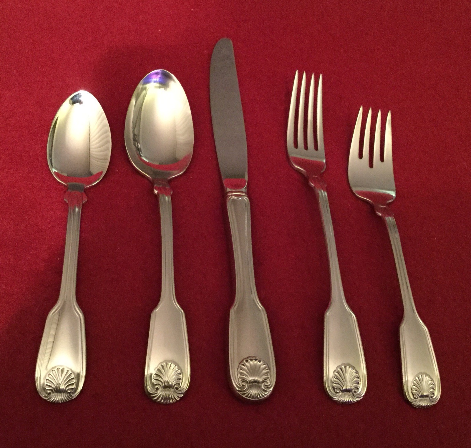Reed & Barton - COLONIAL SHELL (1961) - Stainless Flatware - CHOOSE Your Pieces