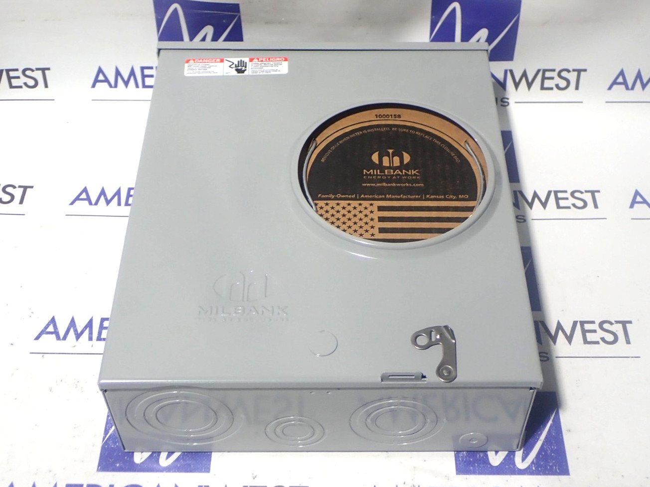 New Milbank U1980-O-KK-BLG-AEPU Single Phase 200 Amp 600 Volt 3R Meter Socket