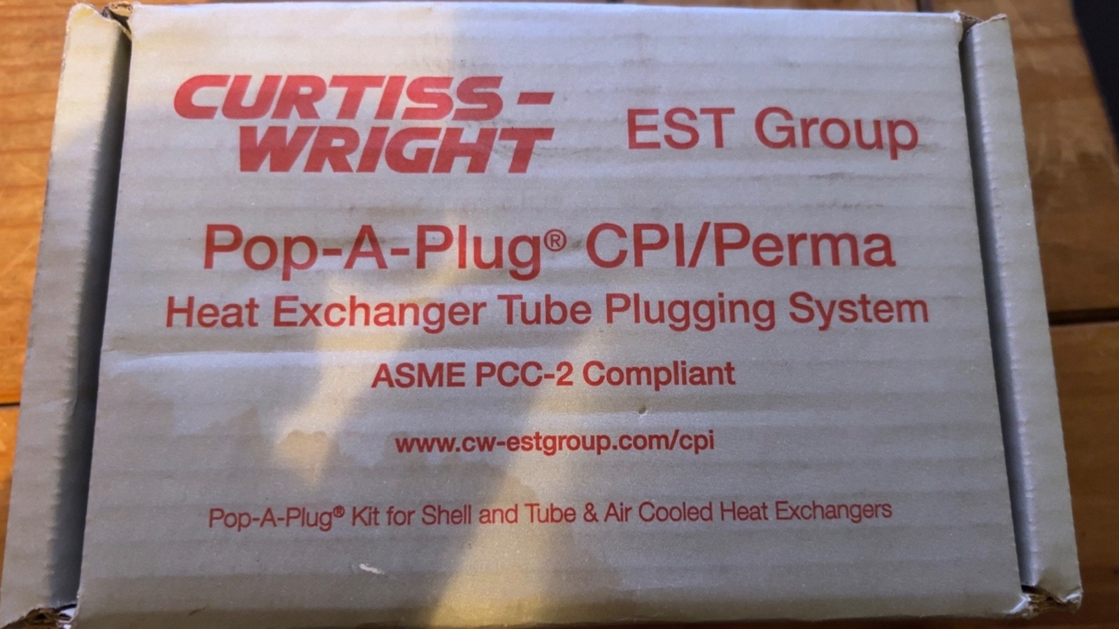 Pop-A-Plug® CPI/Perma Kit V-837-C Tube Plugging System, Carbon Steel, 0.837” to