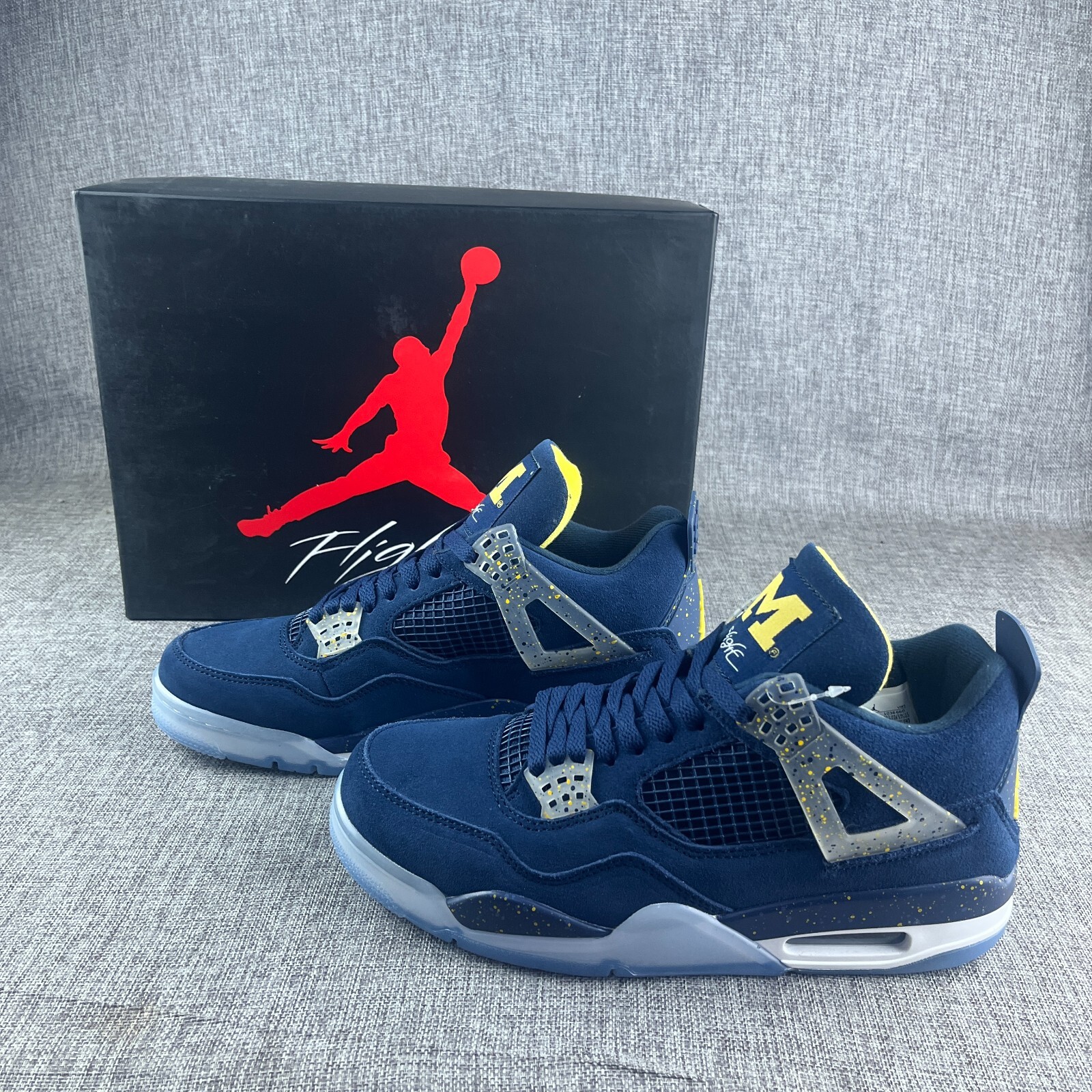 Men's Jordan 4 Retro PE Michigan Wolverines All Size US 7-12