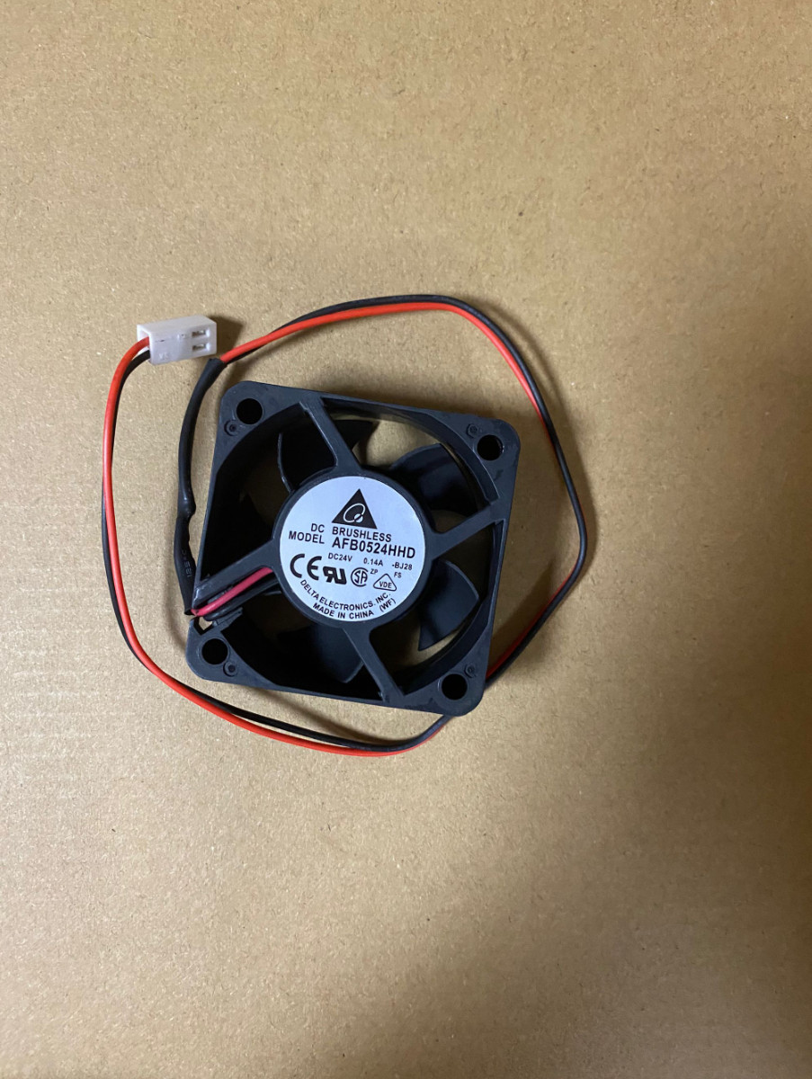 for Delta AFB0524HHD 5020 5CM dual ball bearing DC 24V 0.14A cooling fan 2pin#am