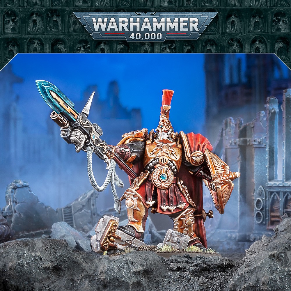 Warhammer 40k Adeptus Custodes Shield Captain (01-21)