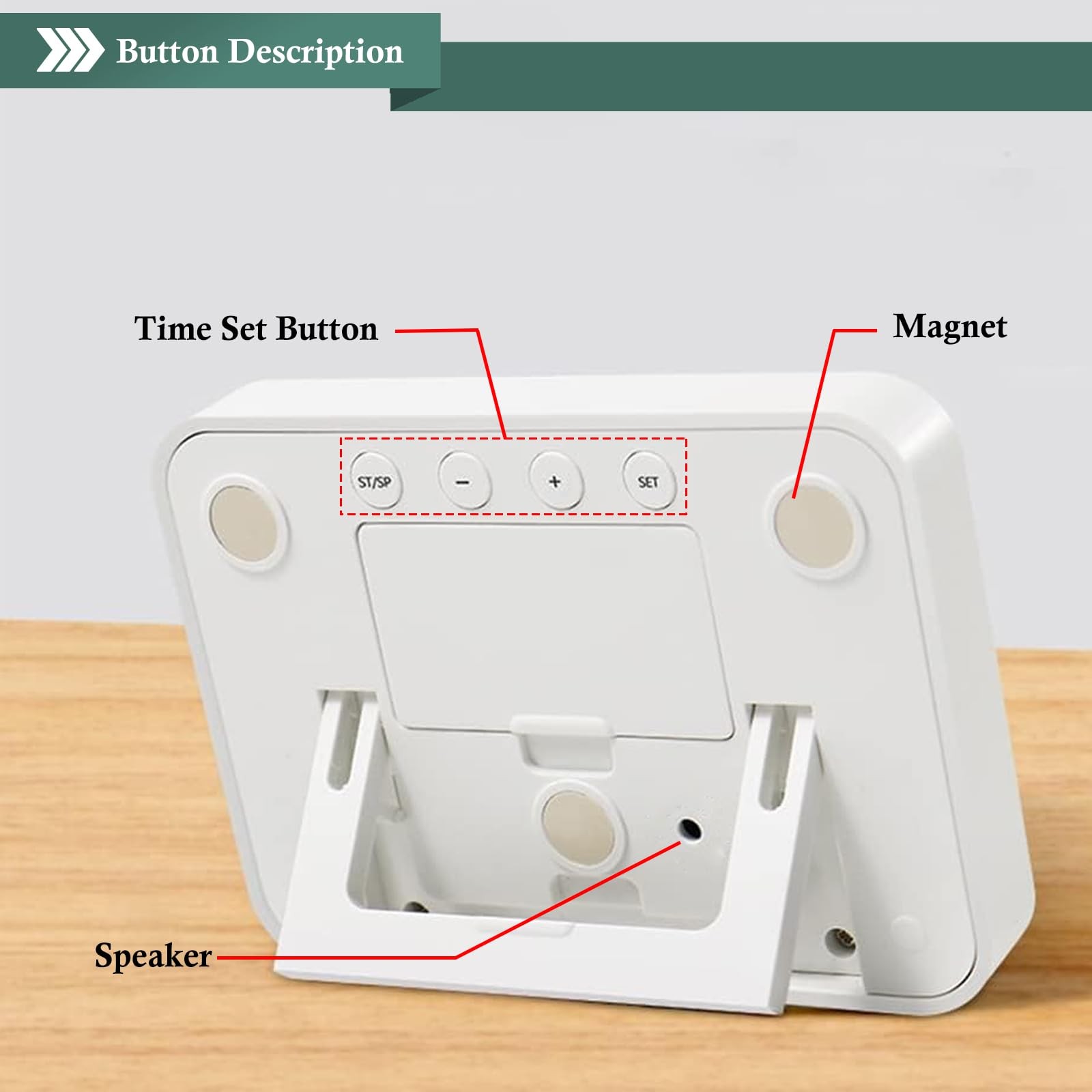 Digital Countdown Days Timer 9999-Days Electronic Timer for Vacation Retireme...
