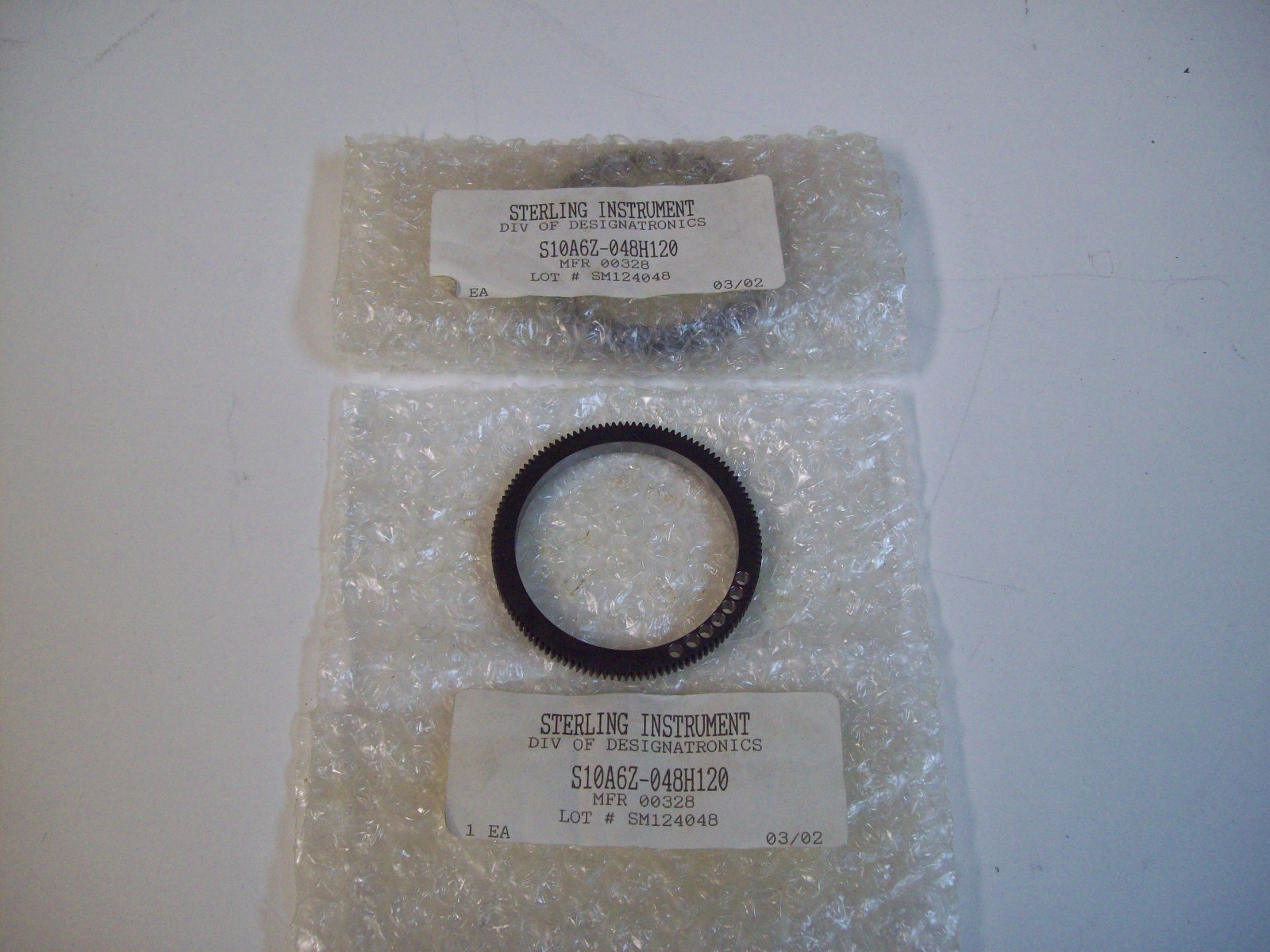 STERLING INSTRUMENTS S10A6Z-048H120 GEAR - LOT OF 2 - NEW - FREE SHIPPING!