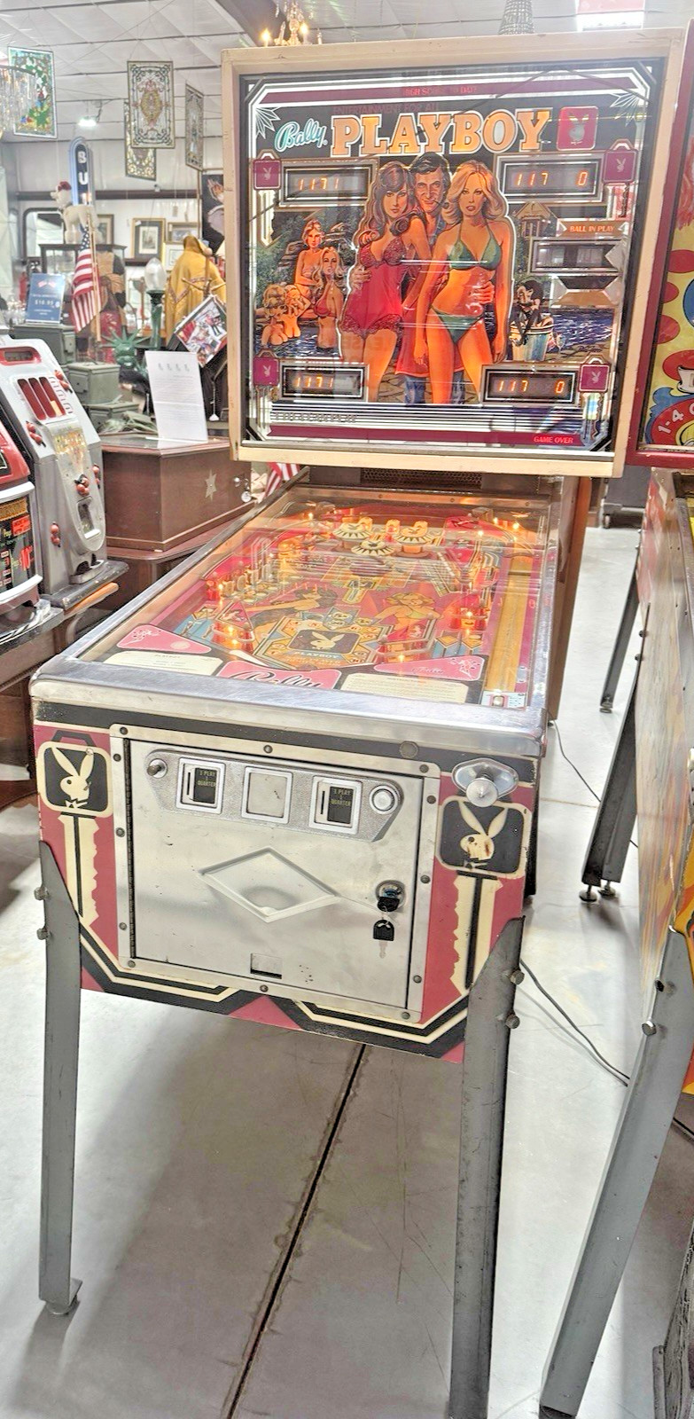 Vintage 1978 Bally Playboy Pinball Machine