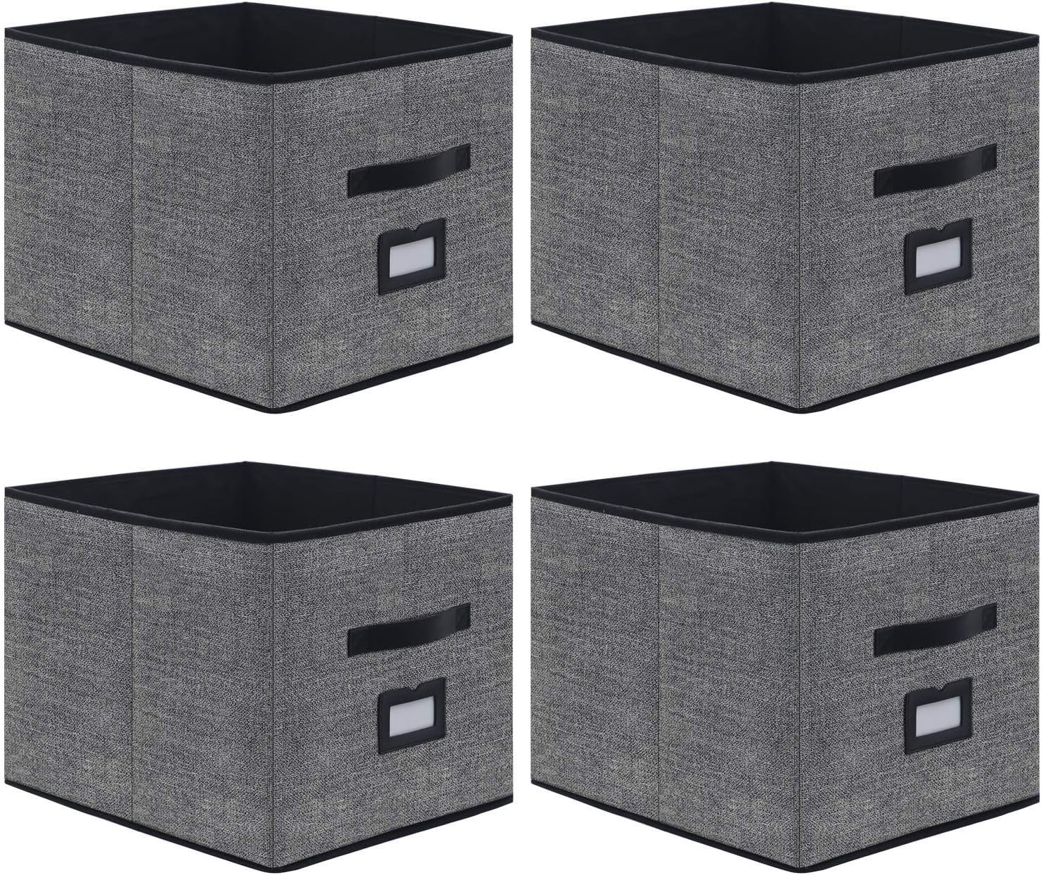 Oversized Collapsible Fabric Organizer 4-Piece Set - Fabric Organizer
