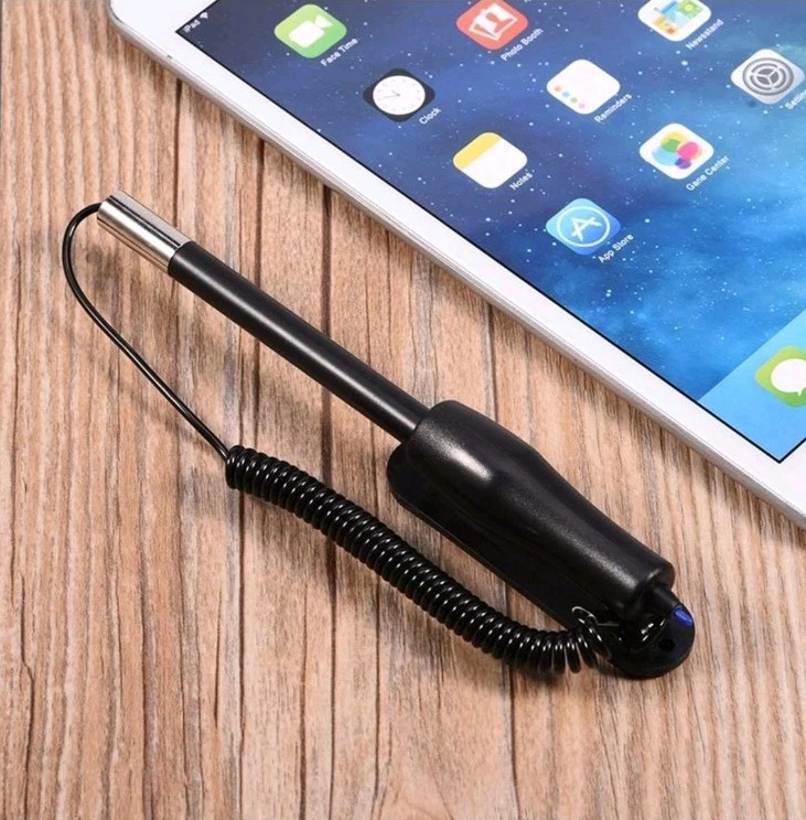 Spring Wire Resistive Touch Screen Pen Stylus For Tablet Various Terminal Fit