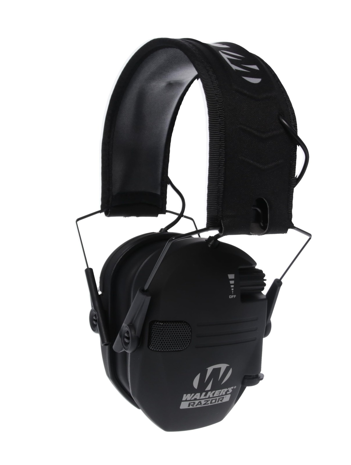 Walker's Razor Slim Electronic Muff, Black 1 Pack,
