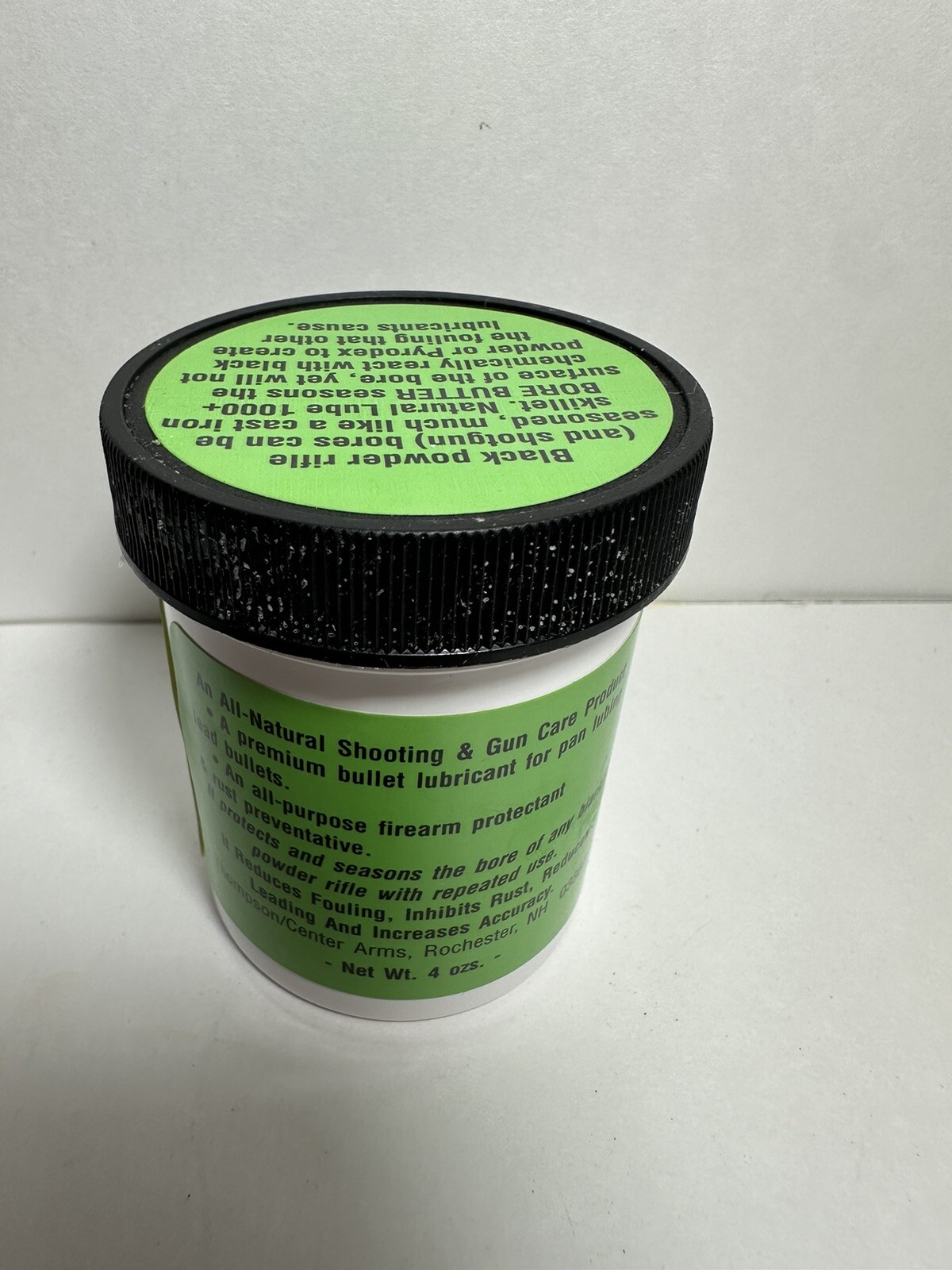 Thompson Center Bore Butter Lubricant for Muzzleloading Barrels (new Old Stock)