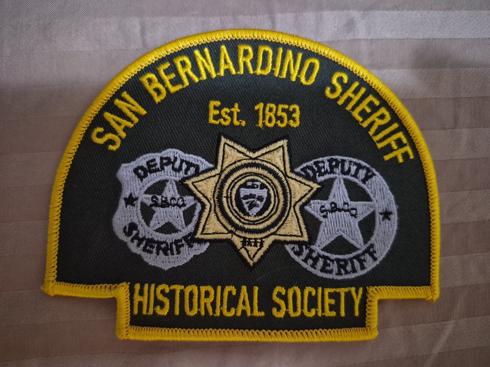 SAN BERNARDINO COUNTY CALIFORNIA SHERIFF HISTORICAL PATCH 052626