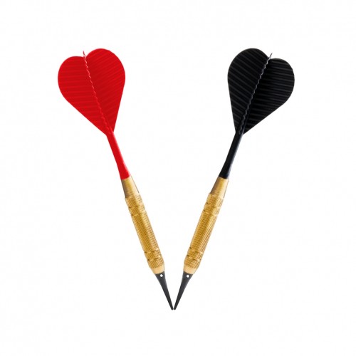 Soft Dart Karella - PVC Red And Black - 12 And 12 Pieces In Can