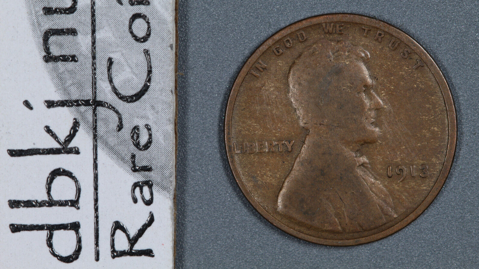 1913 (P) - Lincoln Wheat 1¢ Cent Penny - G - Good