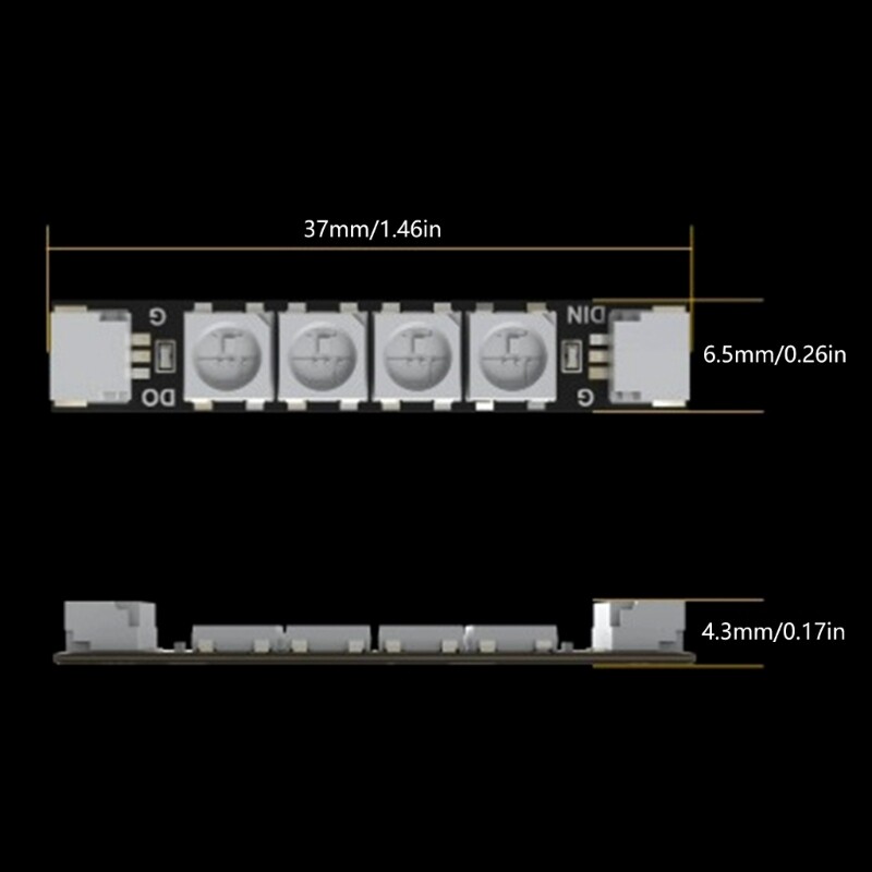 LED Arm Lighting Set 2812 for FPVs Effects and Bright Illumination