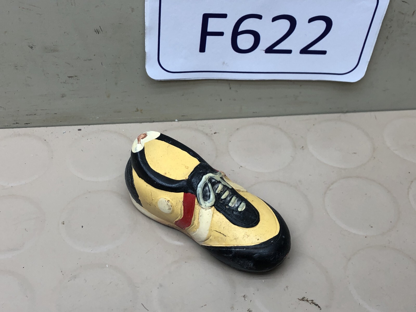 Vintage Ceramic Tennis Shoe Pencil Sharpener