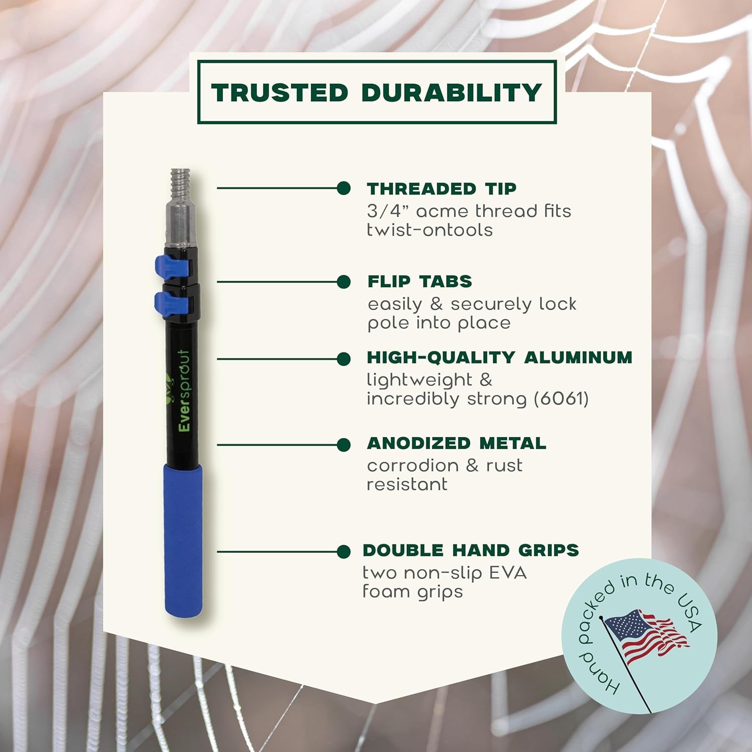 High Telescoping Duster with Extension Pole