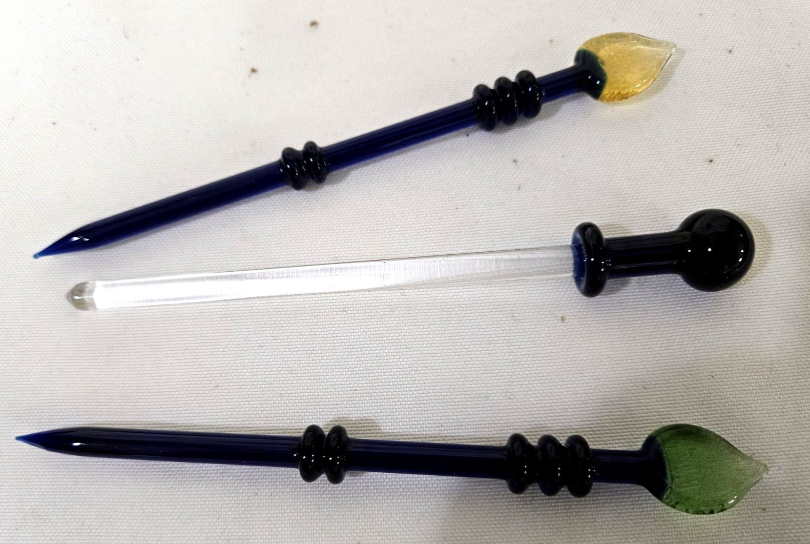 3 Pack-5.5" Glass Poker Perfume Dabber Tools